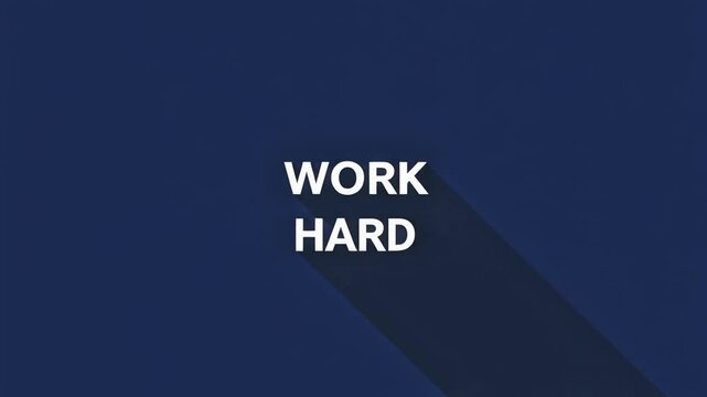 Motivation for success Inspiring quote about the importance of hard work for achieving goals and driving personal growth in life