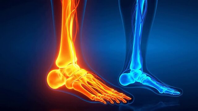 Premium Human foot anatomy xray for Contemporary Lifestyle and Visual Storytelling