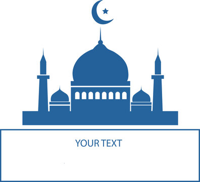 Eid Mubarak Calligraphy Vector Design with Modern Typography