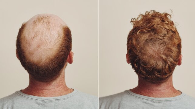 Before-and-After Hair Transplant: Comparison of Baldness and Full Hair Restoration