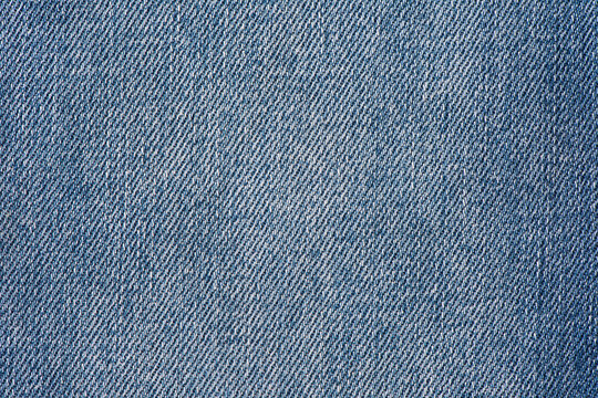 Blue cotton denim fabric texture background pattern