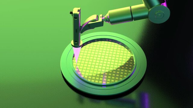 3d rendering EUV lithography systems for semiconductor manufacturing 4k footage