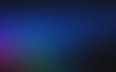 Obraz premium Abstract dark blue gradient background neon light blurred color glow