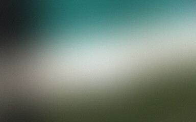 Obraz premium Abstract blurred teal gradient background soft light horizontal flow