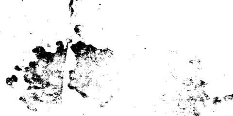 Fototapeta premium Black Ink Splatter Grunge Overlay Texture Vector Background High Contrast Grainy Rough Surface Element