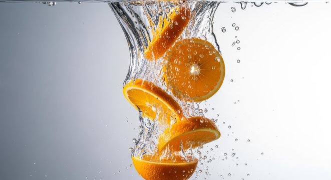 Larutan jeruk di dalam air putih