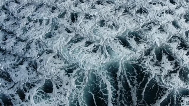 Ocean Wave Crash Texture.