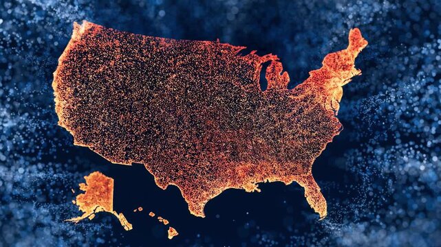 Interactive trending search interface featuring a countrys live popular queries heatmap sharply defined against a soft background.