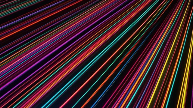 Strips lines motion background moving abstract linear dynamic pattern futuristic digital flow seamless animation loop