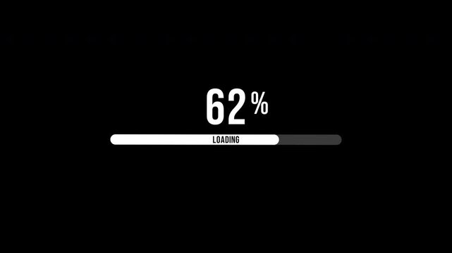 Minimalist Progress Animation Digital Loading Indicator UI Style