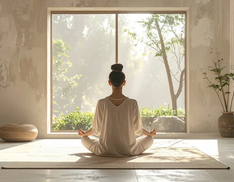 미니멀리즘 웰니스와 명상 (Mindfulness)
차분하고 정갈한 공간에서 명상