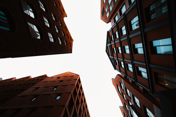 Gdansk with Motlawa river in Poland. New modern architecture in the old part of the city © Zedspider