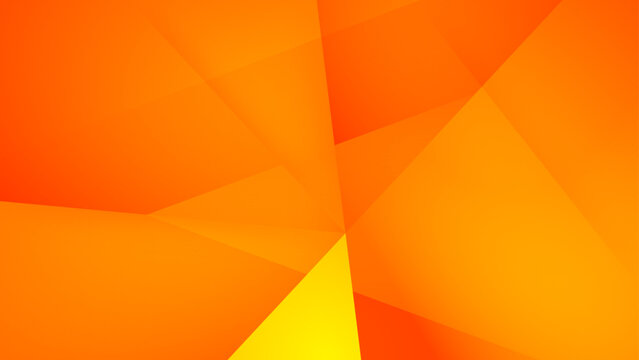 Clean abstract background with sharp intersecting lines and triangular shapes in warm orange and yellow tones