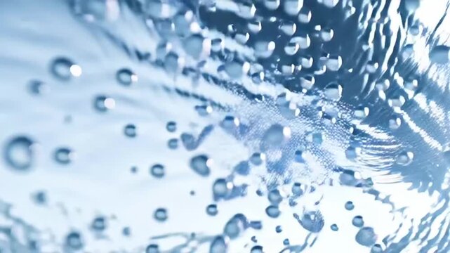 Water Droplets: A captivating close-up of water droplets, showcasing the intricate beauty and dynamic essence of nature's elixir.