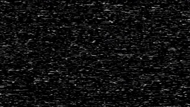 VHS static noise error screen with flashing flicker effect for transition and overlay use
