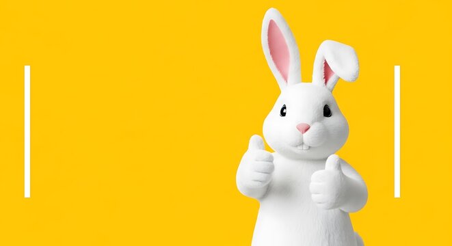 Easter bunny background jpeg with white rabbit 