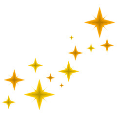 Obraz premium Golden Sparkle Illustration