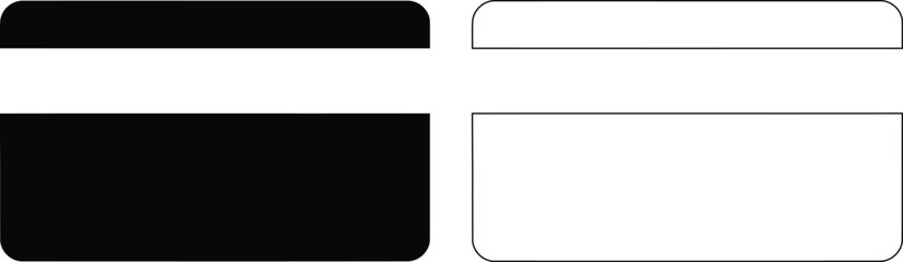 Obraz premium Minimalist smartphone and tablet mockup set. Black and white device frames with rounded corners. Clean isolated vector templates for app design presentations.