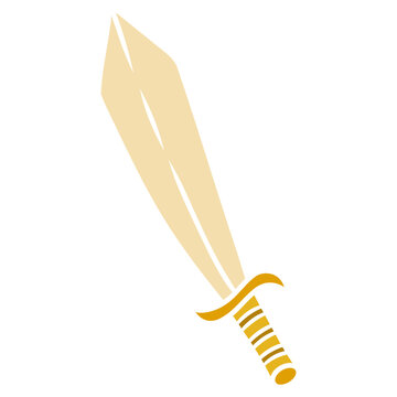 Golden Sword Illustration