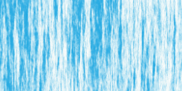Illustration blue and white vertical streaks create a textured, rhythmic pattern, motion suggests flowing energy or digital decay, smooth streak texture with depth, vector illustration art