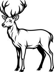 Obraz premium Animals Silhouette