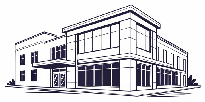 A three-story residential house with a classic gable roof design