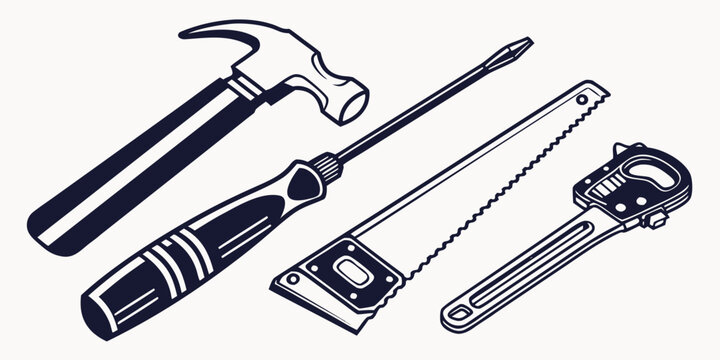 Various types of guns and firearms displayed in a row