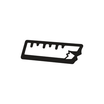 Sweet Treat Candy Wrapper Silhouette Chewed or Opened Minimalist Design