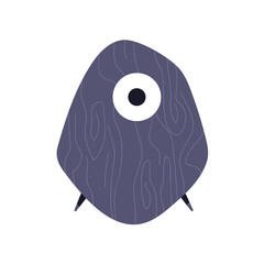 Naklejka premium Wooden coffee table with cup on top. Modern wood small furniture, above view, for stylish trendy interior design and floor plan. Flat vector illustration isolated on white background