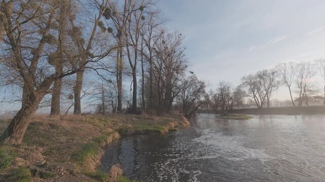 river in spring