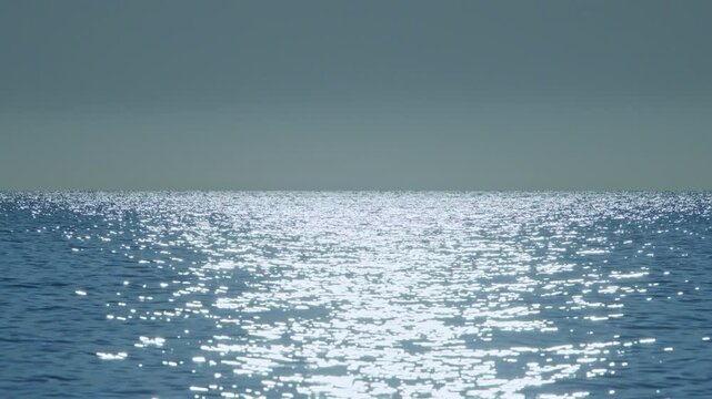 mesmerizing sea with soft waves at sunrise 