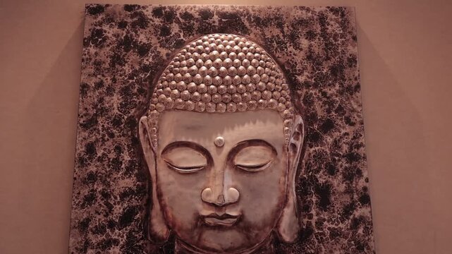 face of buddha, 3D Buddha Face Wall Art Decoration, 3D Buddha Face Wall Relief Sculpture and Art