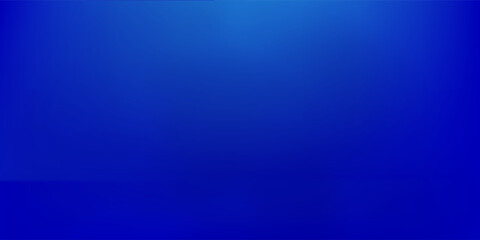 Fototapeta premium Blue navy studio room. Limbo dark background. Abstract 3d backdrop for product presentation. Minimal wall scene. Showcase, promotion display