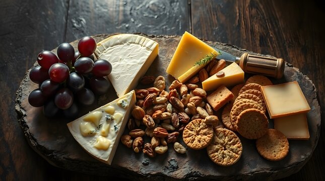 Assorted homemade Christmas cookies and sweets on plate with festive decorations

