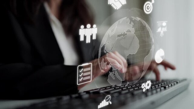 Global marketing and finance strategy, worldwide business expansion, international finance planning, cross-border marketing, and digital marketing tools for global business success. Muxer