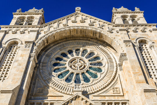 Santa Luzia Basilica on the mount in Viana do Castelo city, Portugal