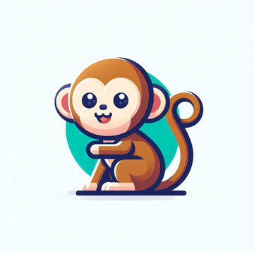 Vector Monkey Mascot