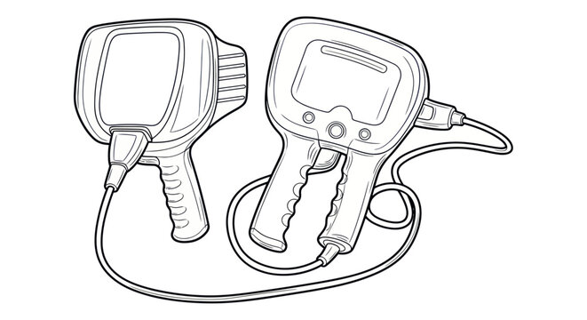 Digital Multimeter Electronic Measuring Instrument Device.
