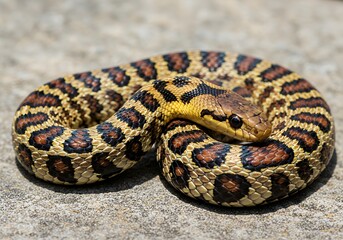 Obraz premium This is an image showing a close up of a snake '