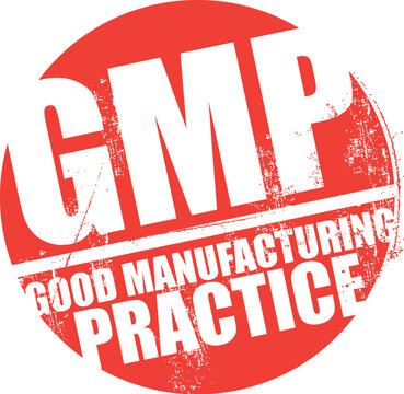 GMP Good Manufacturing Practice Vector Rubber Stamp