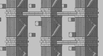 Detailed view of old columns. © Bagaskara