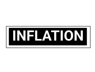 Obraz premium Inflation concept icons with charts and rising trends, ideal for finance, economy, business reports and data visualization