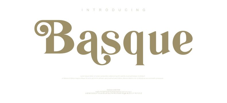 Introducing Basque Font Typography Design