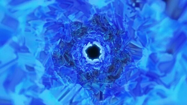 Crystall Tunel Backgroun Animation