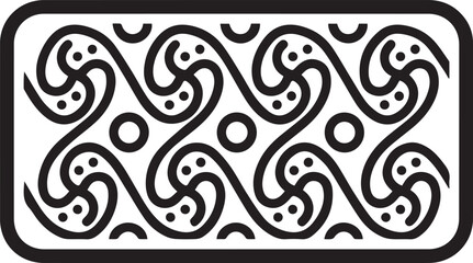 Fototapeta premium Premium High-Resolution Clay Slab with Pressed Pattern Vector Icon for Ceramics, Pottery, Artisan Crafts, Digital Design, Branding, Packaging, and Educational Materials Showcasing Handmade