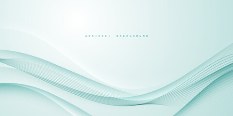 Fototapeta premium Abstract wave background, modern vector design illustration.