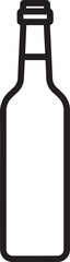 Obraz premium wine bottle with foil cap