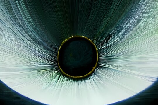 ゲーム背景　　ブラックホールをイメージした虚無の穴