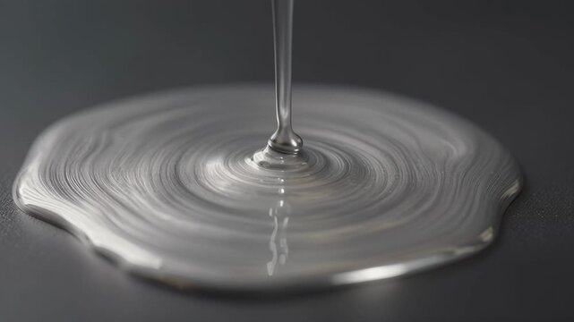 Fluid Movement Analysis of Metallic Substance in Two Frames
