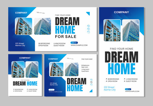Realestate Home Web Banner Design